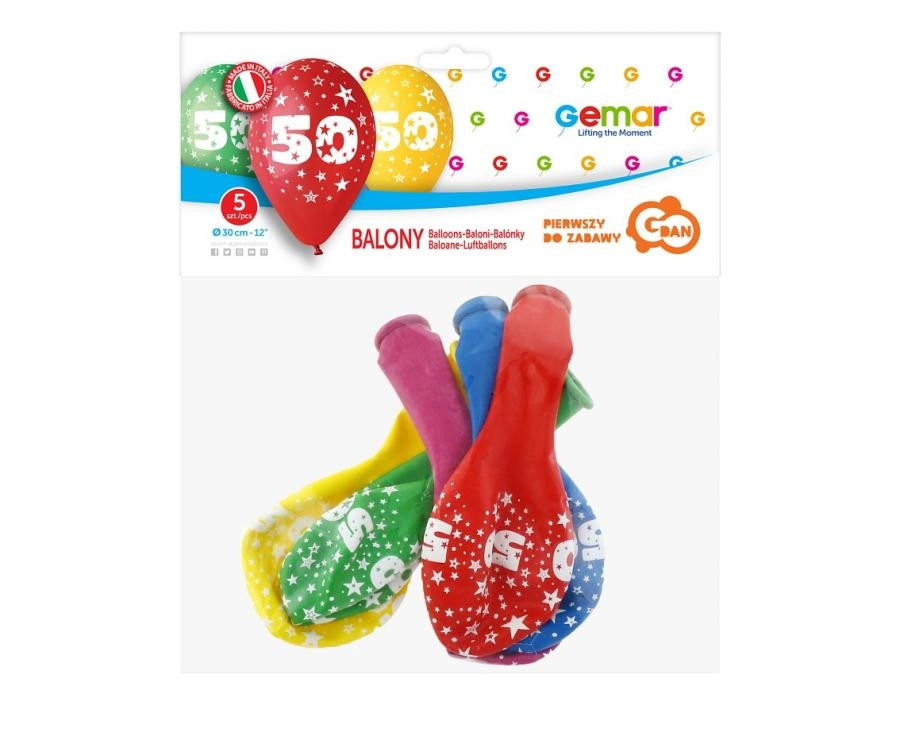 Balony Premium ,,Balony 50 " śr. 30 (5szt) GS110/50 GoDan